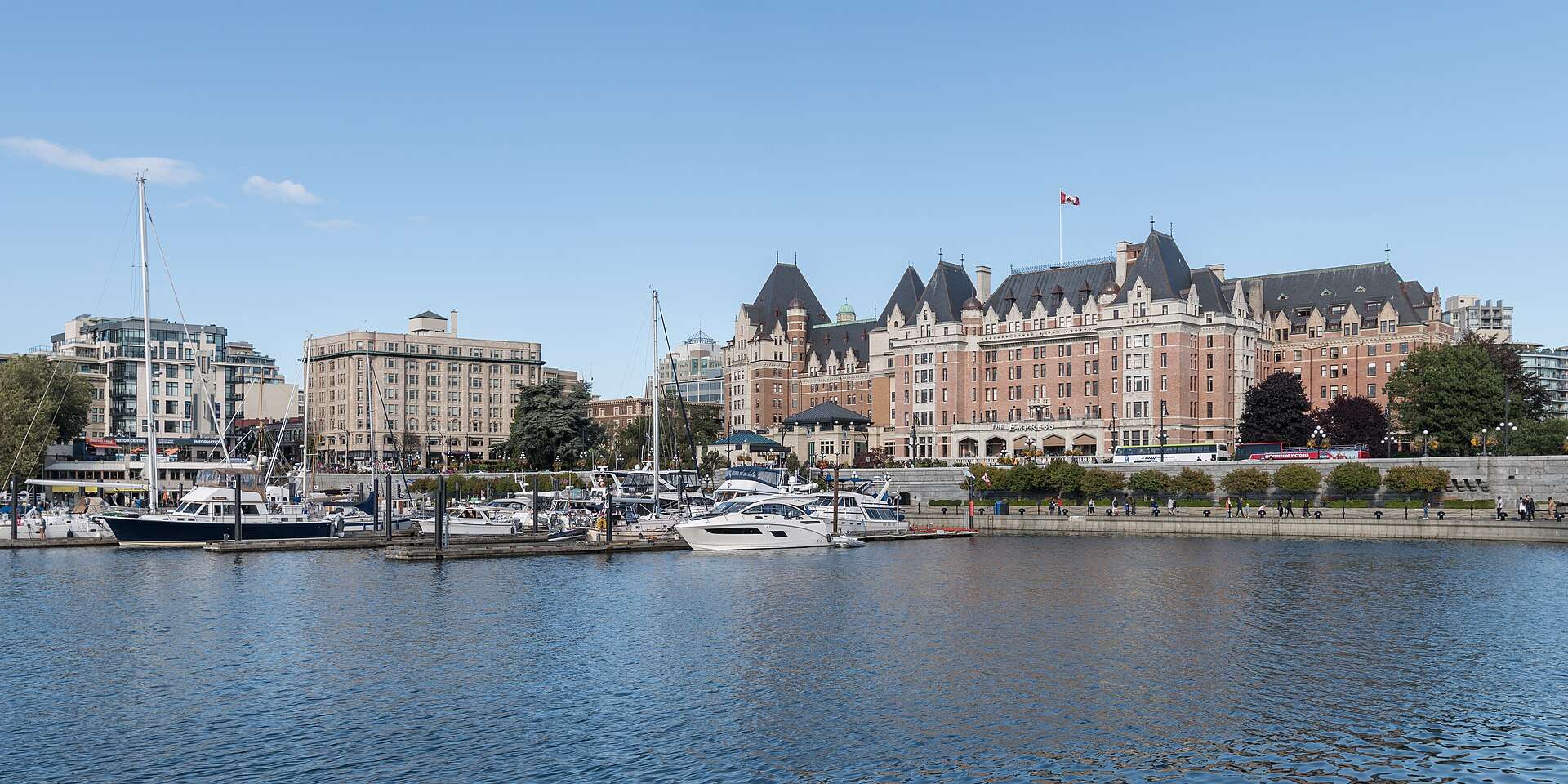 The Empress across the Inner Harbour, Victoria